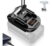 EIN18MT Adapter with USB & Type-C Port for Einhell 18V Lithium Battery Converter to Work with for Makita 18V Power Tools (Adapter Not Battery)