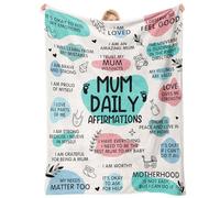Einanmut New Mum Gifts, Blanket Gifts for New Mum, 60 * 50 Inches, Baby Shower Blanket Gifts for Mother, Mum to Be Gifts with Heartwarming Words