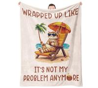 Einanmut Retirement Gifts for Women/Men, Happy Retirement Blanket Gifts 60 * 50 Inches, Leaving Gifts for Colleagues Women, Funny Retirement Gifts Ideas for Women/Men