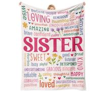 Einanmut Sister Birthday Gifts, Sister Blanket Gifts 60''*50'', Big Sister Gifts, Birthday Gifts for Sister, Gifts for Sister on Her Birthday, Birthday Gifts for Sister Adult