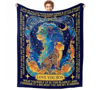 Einanmut Son Gifts from Mum or Dad, 18th 21st Birthday Gift for Men Boys, Graduation Birthday for Adult Teenage Boy, Son in Law, 60"x50" Throws Blanket, Love You