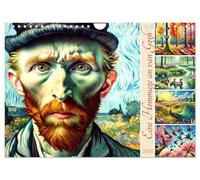 Eine Hommage an van Gogh UK-Version (Wall Calendar 2026 DIN A4 Landscape), CALVENDO 12 Month Wall Calendar