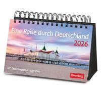 Eine Reise durch Deutschland Premiumkalender 2026 - 365 faszinierende Fotografien: Tages-Tischkalender zum Umklappen, mit faszinierenden Eindrücken ... Hochwertiger Foto-Tischkalender 2026