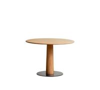 EINES Kitchen Table All Solid Wood Dining Table Modern Simple Small Apartment Restaurant Oak Round Table Nordic Home Log Dining Table