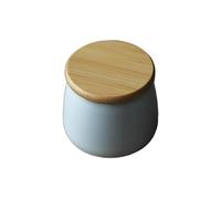 EINES Pantry Storage Containers Antique-style Ceramic Tea Caddy - Small-sized Sealed Tea Jar, Portable Mini Tea Storage Container, Packaging Jar. Ceramic Containers for Tea, Coffee, Flour, Sugar,