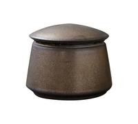 EINES Pantry Storage Containers Creative Sealed Sugar Bowl Retro Portable Ceramic Tea Storage Jar Ceramic Containers for Tea, Coffee, Flour, Sugar,