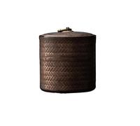 EINES Pantry Storage Containers Retro Wide-mouth Tea Caddy Chinese Stoneware Tea Caddy Pu'er Tea Storage Box Ceramic Tea Sealed Caddy Storage Caddy Ceramic Containers for Tea, Coffee, Flour, Sugar,