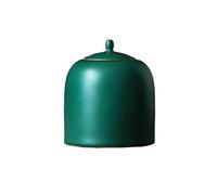 EINES Pantry Storage Containers Small Ceramic Tea Caddy, Household Sealed Container, Tea Storage Jar, Retro Mini Portable Tea Canister Ceramic Containers for Tea, Coffee, Flour, Sugar,