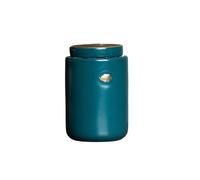 EINES Pantry Storage Containers Tea Can Ceramic Small Mini Portable Sealed Can Storage Tea Warehouse Ceramic Containers for Tea, Coffee, Flour, Sugar,