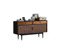 EINES Sideboard Buffet Cabinet 150x43x80cm Solid Wood Dining Sideboard Bedroom Drawer Retro Storage Cabinet Living Room Porch Kitchen Buffet Storage Cabinet