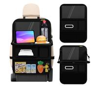 Einesin Car Backseat Organizer with table Tray, 7 Storage Pockets Backseat Car Organizer with Tablet Holder, Back seat Organizer for Kids Road Trip Essentials Travel (1)