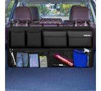 Einesin Car Trunk Organizer, Car Boot Organiser with 7 Pockets,Trunk Bag with Elastic Magic Wand Structure for SUV