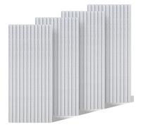 Einfa Glitter Silver Hot Glue Sticks - 48 Pieces 7mm Glue Sticks - Glue Gun Sticks 7mm x 200mm - Hot Melt Glue Stick for Crafts DIY - Adhesive Glitter Glue Sticks for Glue Gun