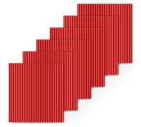Einfa Red Hot Glue Sticks - 72 Pieces Hot Melt Glue Gun Sticks 7mm x 100mm - Multi Pack for Handicraft DIY, Presents Wrapping, Holiday Festival Decorations