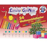 Einfacher!-Geht-Nicht: 24 Weihnachtslieder für die RAINBOW Instrumente (+Play-Along-Streaming) | LeuWa: Das besondere Notenheft für Anfänger