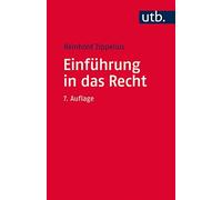 Einfuhrung in das Recht by Zippelius New 9783825247959 Fast Free Shipping.
