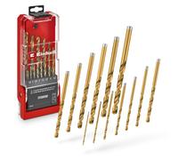 Einhell 13-Piece HSS-G TiN Metal Drill Bit Set, Ø 1.5-6.5 mm