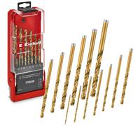 Einhell 13 Piece HSS-G Titanium Coated Drill Bit Set