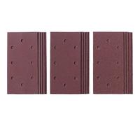 Einhell 15 Piece 1/3 Sanding Sheet Set 93mm x 187mm Assorted Pack of 15