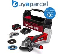 Einhell Power X-Change 18V, 115mm Cordless Angle Grinder | 8,500 RPM, 28mm Cutting Depth | TE-AG 18 Li Kit with Battery, Fast...