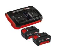 Einhell 18V 2 x 4.0Ah Power X-Change Battery & Charger Kit Li-ion EINPXSTKIT42