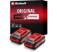 Einhell 2x 3.0Ah PLUS Battery Twinpack 18V PXC Batteries For All Power X-Change