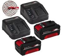 Einhell 18V / 36V Power X-Change Kit - 2X 3.0Ah Battery + 2X Fast Charger Ozito