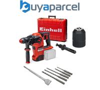 Einhell 18v 36V X-Change Cordless SDS Hammer Drill + SDS Bits Chisel + Chuck