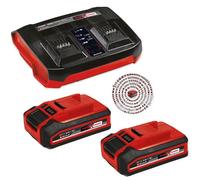 Einhell 18V 4.0Ah Plus Starter Kit 2 X 4.0Ah Batteries + Dual Port Twin Charger