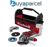 Einhell Cordless Angle Grinder 115mm 18V PXC Without Battery | 28mm Cutting Depth, Soft Start, Battery Grinder For Cutting, Grinding And Polishing, Without Disc TE-AG 18/115 Li Solo