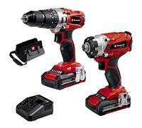 Power X-Change Combi & Impact Driver Twin Pack 18V 2 x 2.0Ah Li-ion