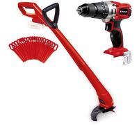 Einhell 18V Cordless Grass Strimmer Lawn Trimmer + Combi Drill
