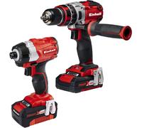 Einhell 4257216 Power-X-Change Brushless Twin Pack 18 Volt 1 x 2.0Ah & 1 x 4.0Ah Li-Ion