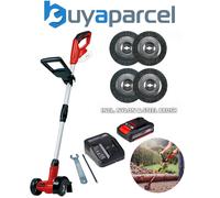 Einhell 18v Cordless Patio Grout Cleaner Brush Power X Change GE-C 4 Wheels +2Ah