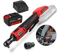Einhell 18V Cordless Ratchet Wrench 60Nm 3/8" 1/2" Pxc Te-Rw 18/60 Li + 4Ah Kit