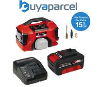 Einhell 18v Power X-Change Cordless Air Compressor PRESSITO 18/21+ 4.0ah Kit
