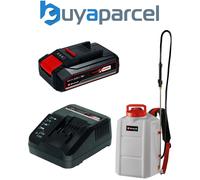 Einhell 18v Power X-Change Cordless Pressure Sprayer Backpack GE-WS + 4AH Kit