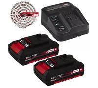Einhell 18V Power X-Change Pxc Starter Kit - 2X 1.5Ah Battery + Charger Ozito