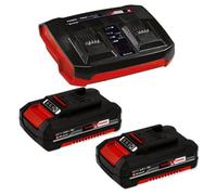 Einhell 18V Power X-Change Starter Kit 2X 2.0Ah Battery + Dual Port Twin Charger