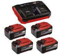 Einhell 18V Power X-Change Starter Kit 4X 5.2Ah Battery + Dual Port Twin Charger
