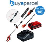 Einhell Einhell Garden Expert Hi Reach Telescopic Hedge & Pruner 18V Battery Included One Colour
