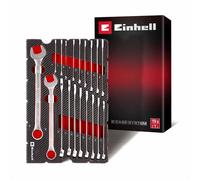 Einhell 19 Piece Combination Spanner Set in Foam Tray for E Case