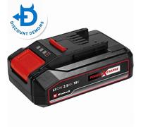 Einhell Power X-Change Battery 18V 2.5Ah Rechargeable Dust Resistant LED Display