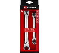 Einhell 2 Piece Ratcheting Ring Spanner Set