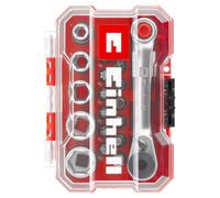 Einhell 21 Piece XS-CASE Screwdriver Bit Set with Mini Ratchet