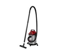 Einhell Wet and Dry Vacuum Cleaner 900W, 180 mbar Suction Capacity, 20L Stainless Steel Rollers, Accessory Bracket Including Various Filters and Nozzles TC-VC 2045 S
