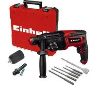 Einhell 240V Sds Plus 4 Mode Rotary Hammer Dril + Sds Bits Chisel +Keyless Chuck