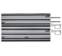 Einhell Circular saw accessory Aluminium guide rail 2x1000 mm (compatible with plunge saw & Einhell Expert handheld circular saw, precise and straight cuts, gripper strips for a non-slip underside)