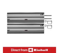 Einhell 2x Guide Rail 100cm For Circular Saw Accessory Aluminium Twin Pack