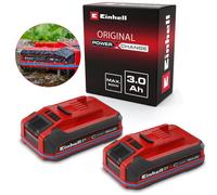 Einhell 3.0Ah Battery Power X-Change Sealed Plus 18V Dust + Water Proof Ip57 X 2